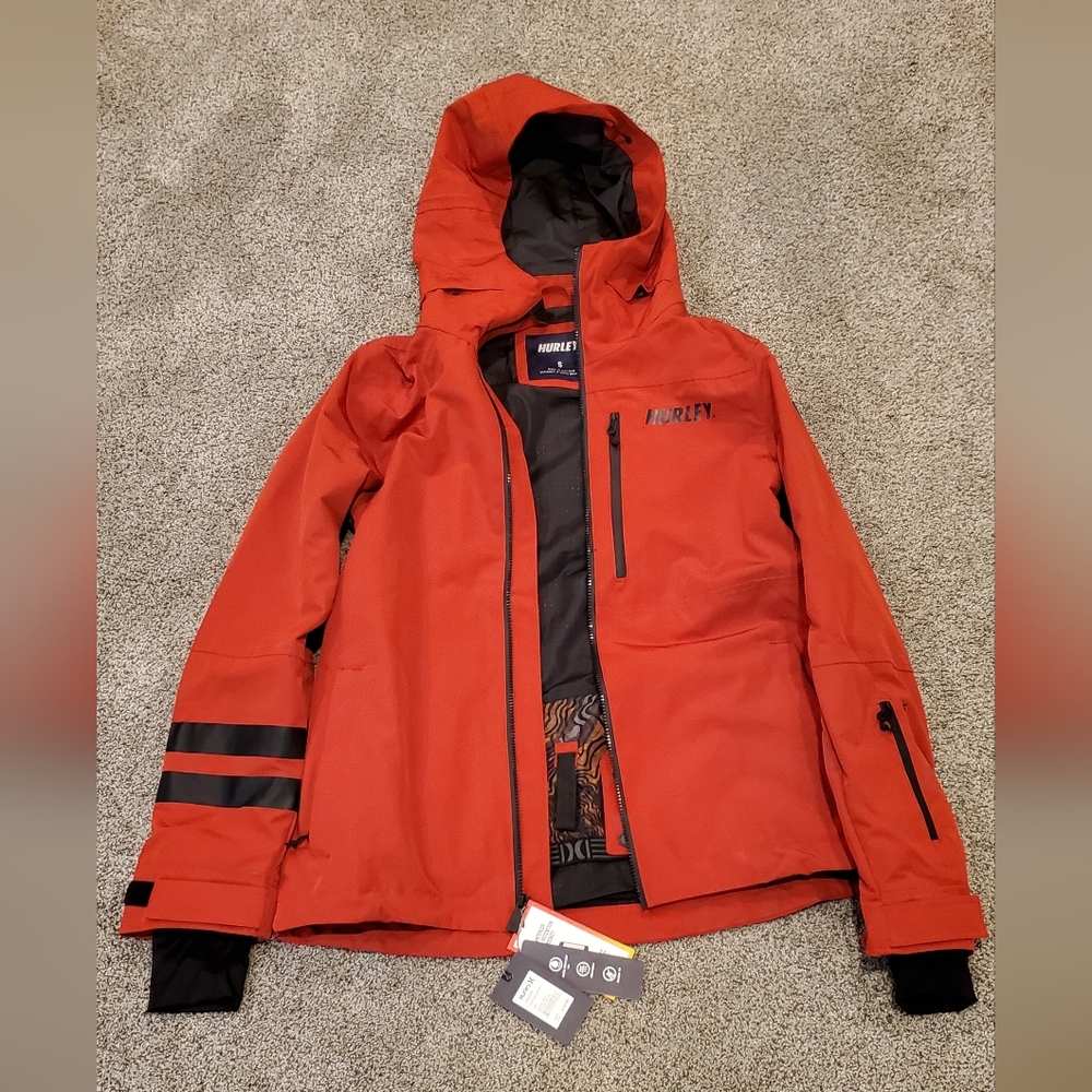 Hurley Outlaw Jacket. Men's Small. Royal Red Color